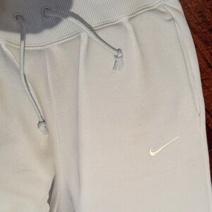 Nike lite blue Joggers with Logo